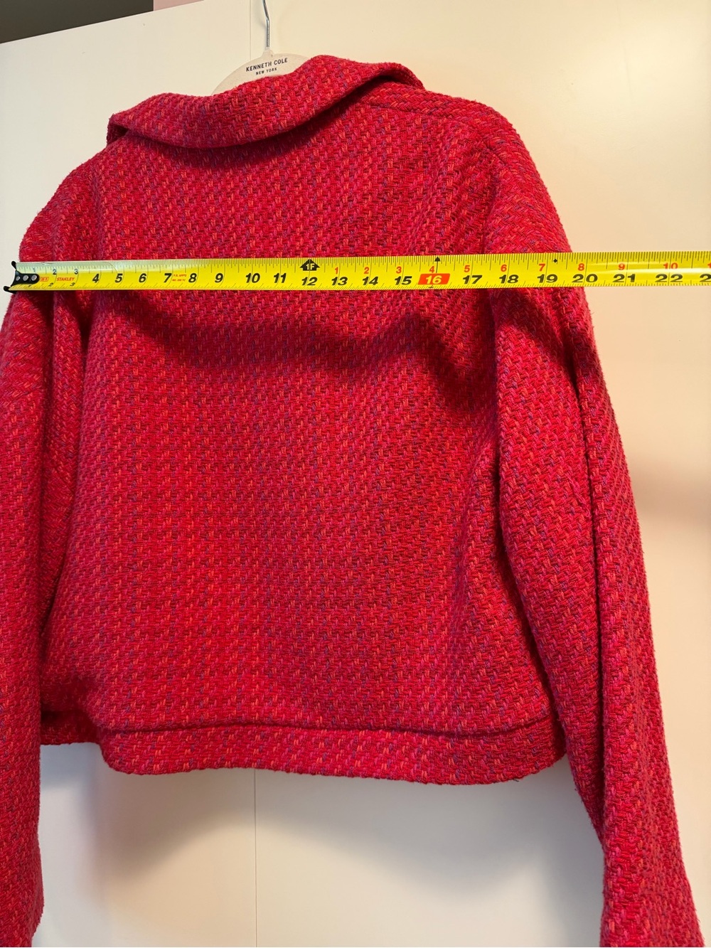 Mango Tweed Button-Front Cropped Jacket - Picture 5 of 5